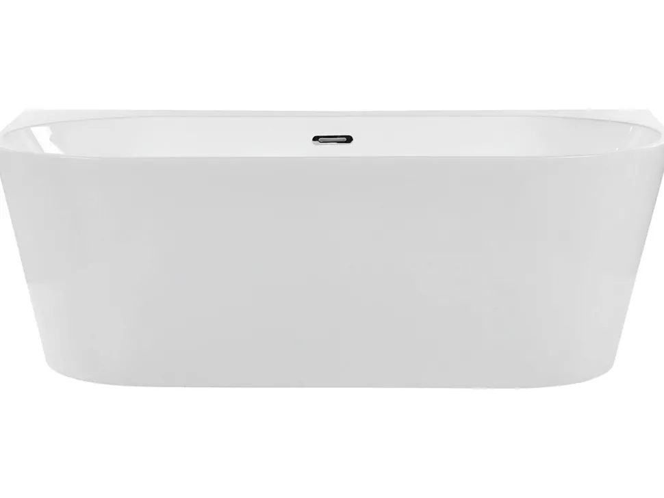Banheira Para Parede Em Acrilico Branco 170 X 80 Cm Harvey
