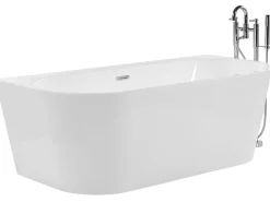 Banheira Para Parede Em Acrilico Branco 170 X 80 Cm Harvey