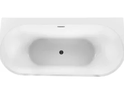 Banheira Para Parede Em Acrilico Branco 170 X 80 Cm Harvey