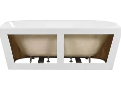 Banheira Para Parede Em Acrilico Branco 170 X 80 Cm Harvey