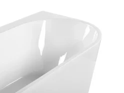 Banheira Para Parede Em Acrilico Branco 170 X 80 Cm Harvey