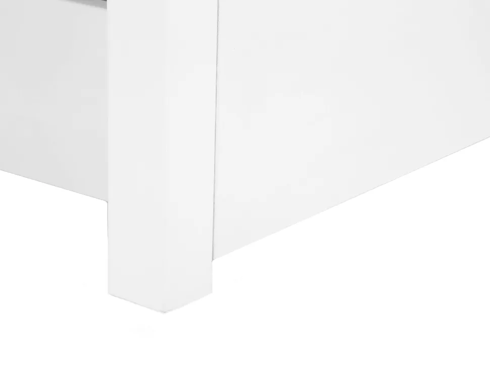 Beliche Com Gavetas Em Madeira De Pinho Branco 90 X 200 Cm Revin