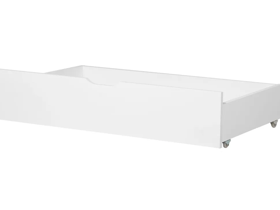 Beliche Com Gavetas Em Madeira De Pinho Branco 90 X 200 Cm Revin