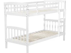 Beliche Com Gavetas Em Madeira De Pinho Branco 90 X 200 Cm Revin