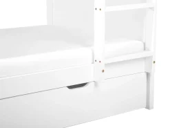 Beliche Com Gavetas Em Madeira De Pinho Branca 90 X 200 Cm Radon