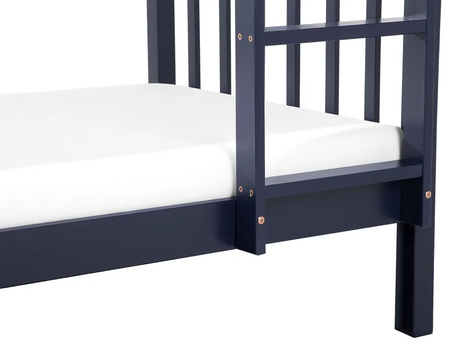 Beliche Em Madeira De Pinho Azul Marinho 90 X 200 Cm Revin