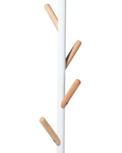 Bengaleiro Em Metal Branco 170 Cm Albin