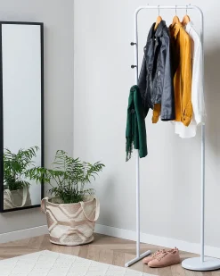 Bengaleiro Em Metal Branco 175 Cm Benton