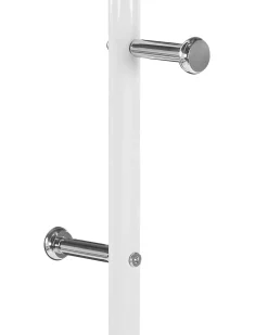 Bengaleiro Em Metal Branco 175 Cm Benton