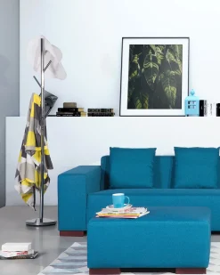 Bengaleiro Em Metal Prateado 170 Cm Allen