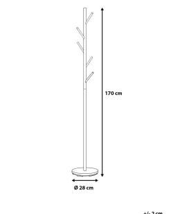 Bengaleiro Em Metal Prateado 170 Cm Allen