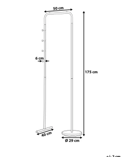 Bengaleiro Em Metal Preto 175 Cm Benton