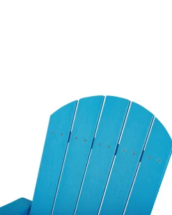 Cadeira De Baloico De Jardim Azul Adirondack