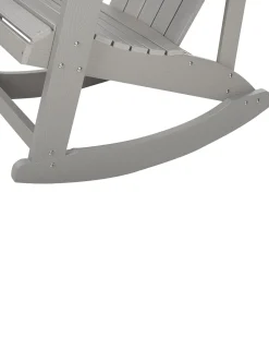 Cadeira De Baloico De Jardim Cinzenta Clara Adirondack