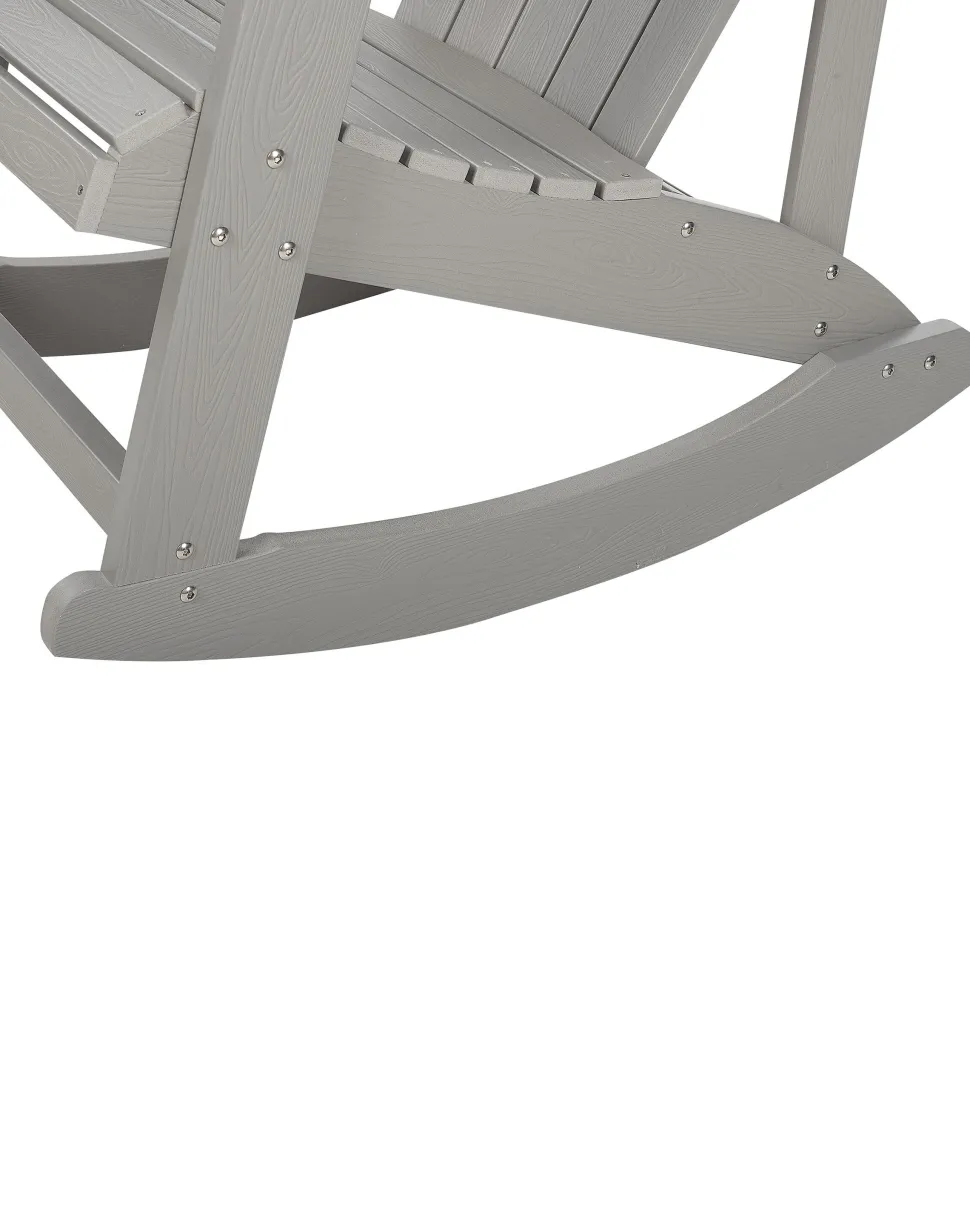 Cadeira De Baloico De Jardim Cinzenta Clara Adirondack