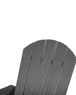 Cadeira De Baloico De Jardim Cinzenta Escura Adirondack