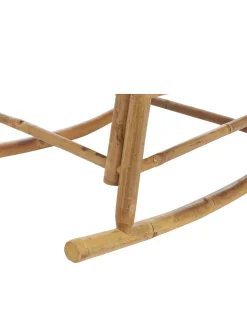 Cadeira De Baloico Em Bambu Cor Natural E Branco Frigole