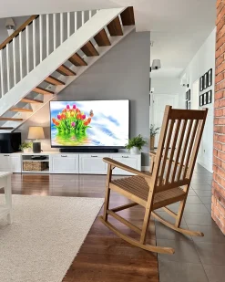 Cadeira De Baloico Em Madeira De Acacia Clara Bojano