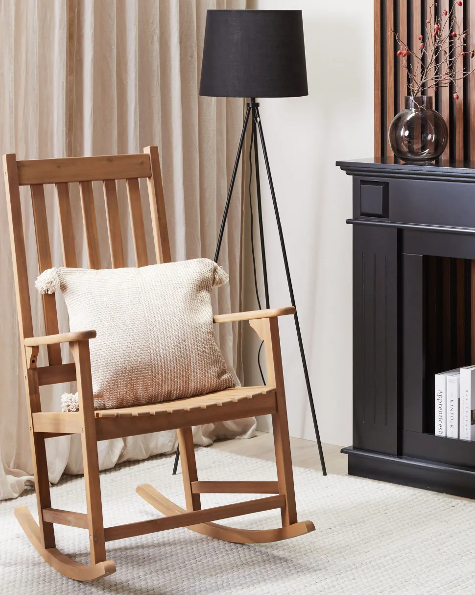 Cadeira De Baloico Em Madeira De Acacia Clara Bojano