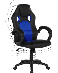 Cadeira De Escritorio Azul Marinho Fighter