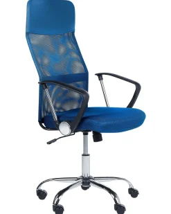 Cadeira De Escritorio Azul Design