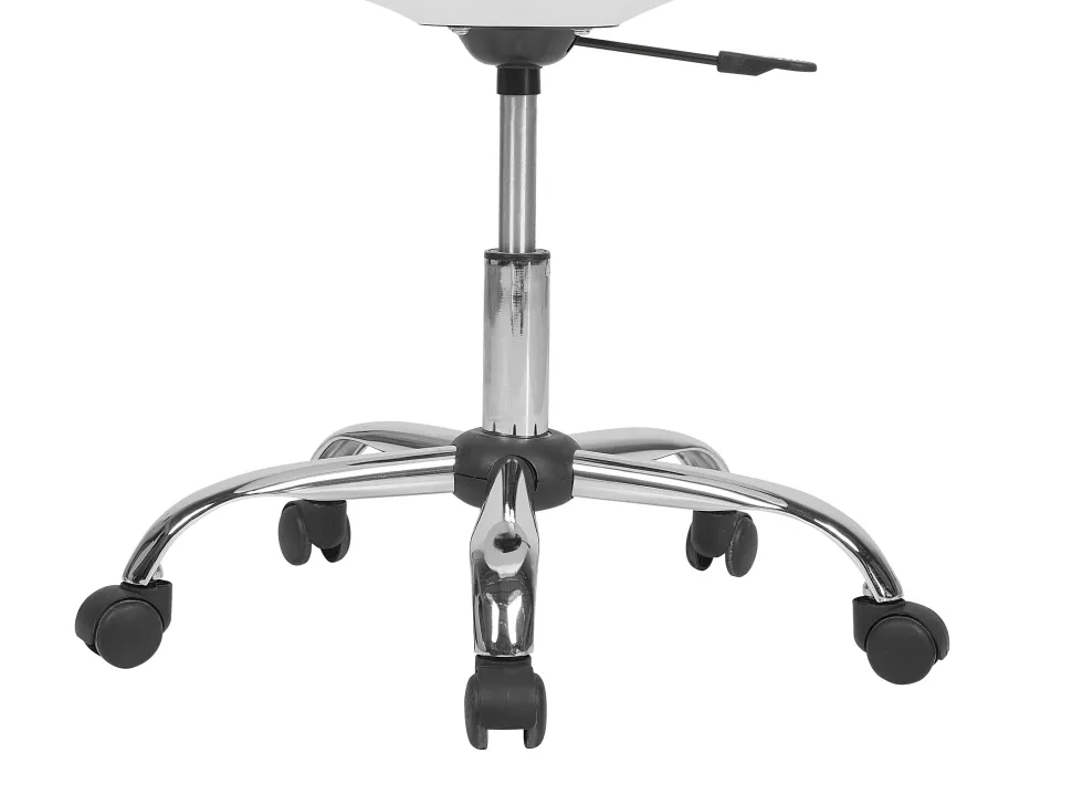 Cadeira De Escritorio Branca E Rosa Dakota Ii