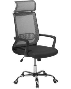 Cadeira De Escritorio Cinzenta Escura Leader