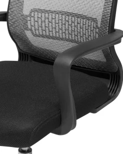 Cadeira De Escritorio Cinzenta Escura Leader