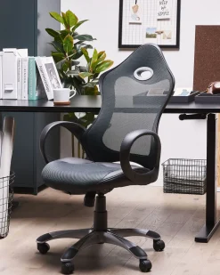 Cadeira De Escritorio Cinzenta Ichair