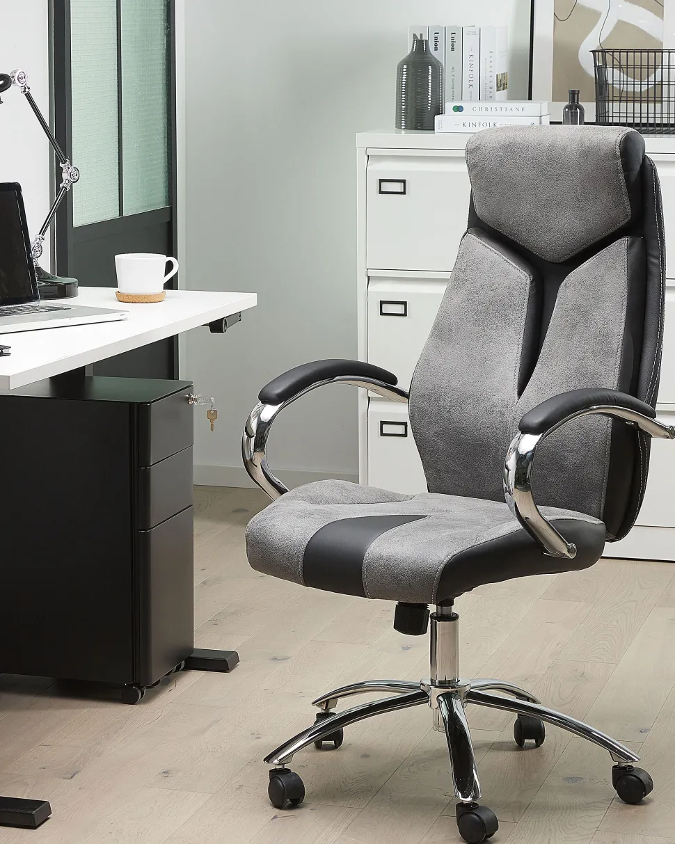 Cadeira De Escritorio Cinzenta Formula 1