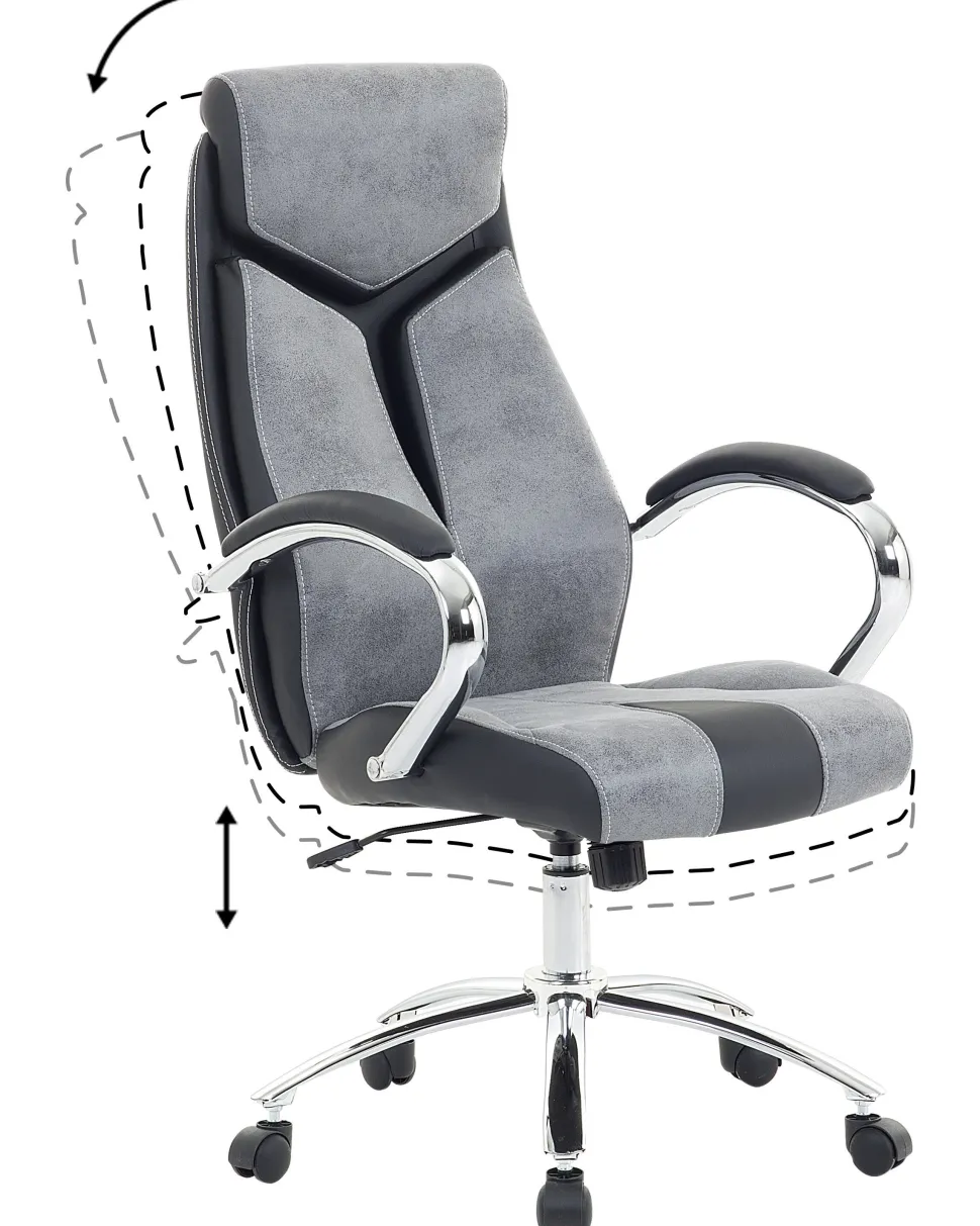 Cadeira De Escritorio Cinzenta Formula 1