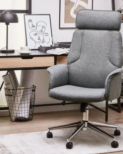 Cadeira De Escritorio Cinzenta Pilot