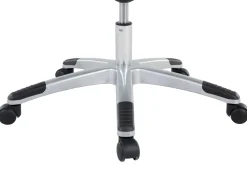 Cadeira De Escritorio Com Bracos Ajustaveis Em Pele Sintetica Preta Dean