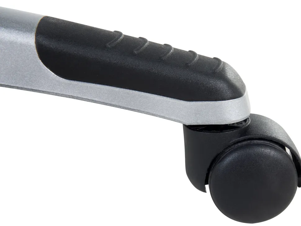 Cadeira De Escritorio Com Bracos Ajustaveis Em Pele Sintetica Preta Dean