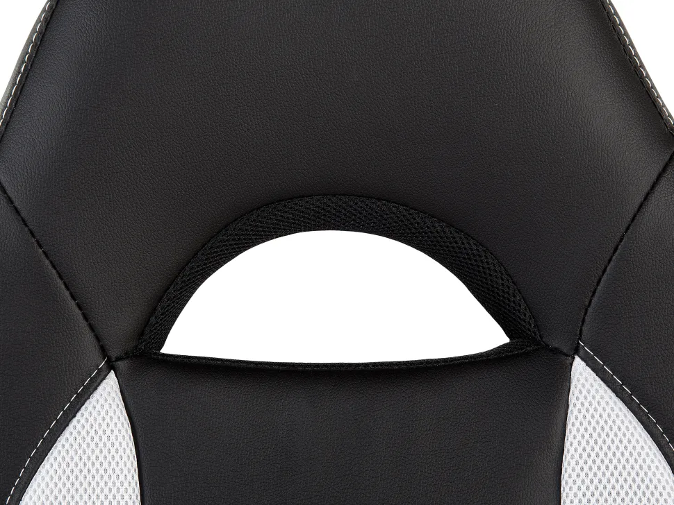 Cadeira De Escritorio Com Bracos Ajustaveis Em Pele Sintetica Preta Dean