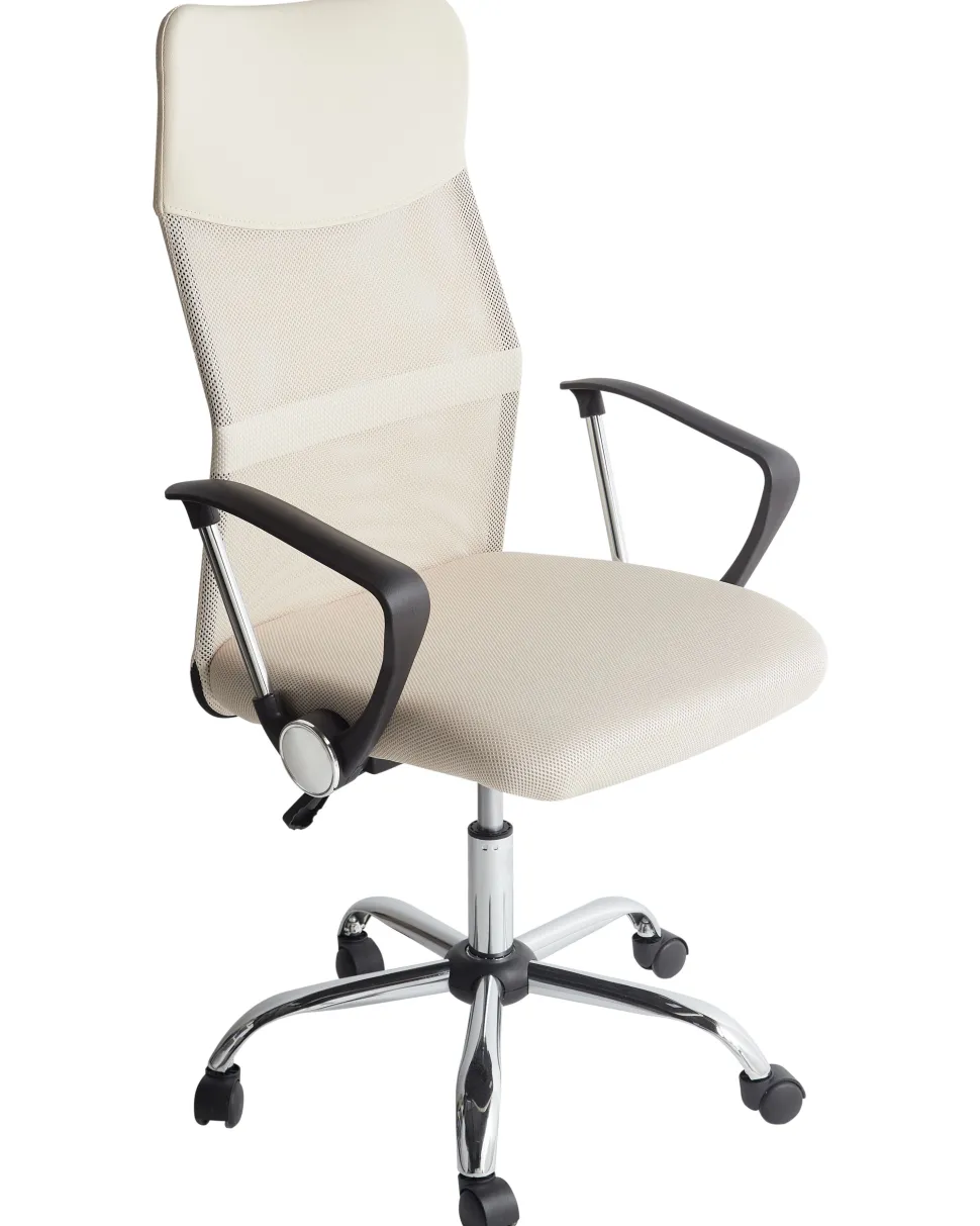 Cadeira De Escritorio Creme Design