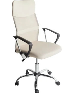 Cadeira De Escritorio Creme Design