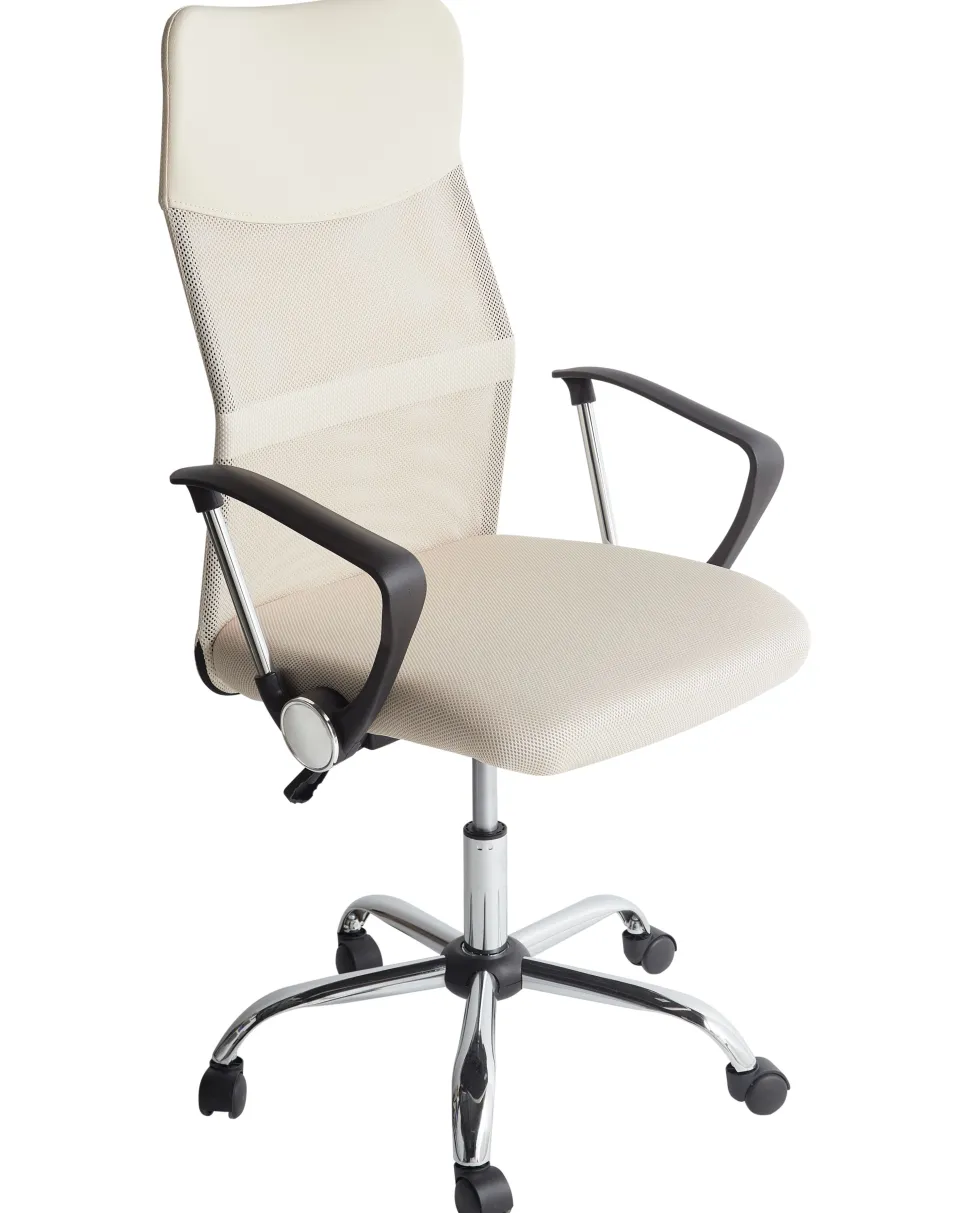 Cadeira De Escritorio Creme Design