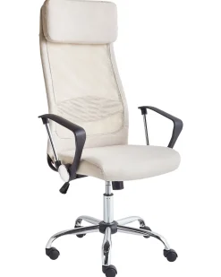 Cadeira De Escritorio Creme Pioneer