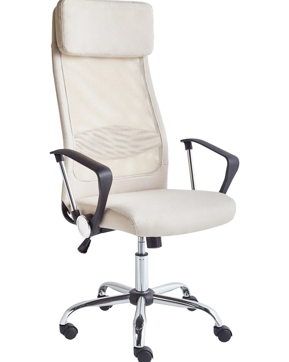 Cadeira De Escritorio Creme Pioneer