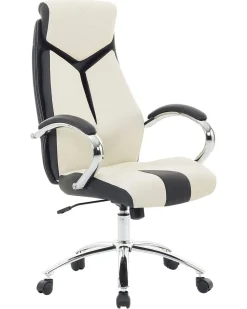 Cadeira De Escritorio Creme Formula 1