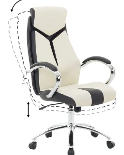 Cadeira De Escritorio Creme Formula 1