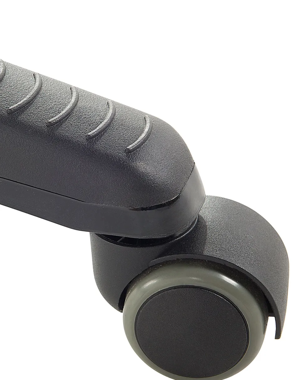 Cadeira De Escritorio Em Pele Sintetica Preta E Castanha Escura Prince