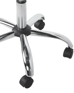 Cadeira De Escritorio Em Veludo Cinzento Selma