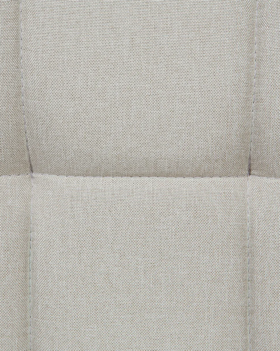 Cadeira De Escritorio Em Tecido Creme Marion