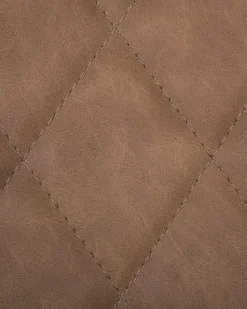 Cadeira De Escritorio Em Pele Sintetica Castanha Maribel