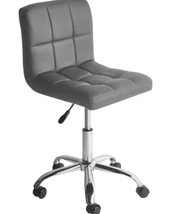 Cadeira De Escritorio Em Tecido Cinzento Marion