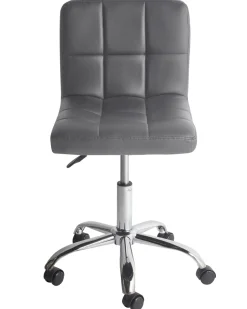 Cadeira De Escritorio Em Tecido Cinzento Marion