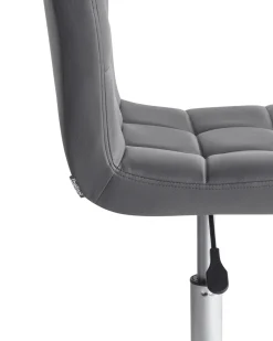 Cadeira De Escritorio Em Tecido Cinzento Marion