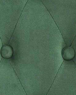 Cadeira De Escritorio Em Veludo Verde Esmeralda Parish